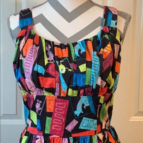 Gorgeous Monster’s Inc Dress Size L (fits like XL) - Picture 3 of 4